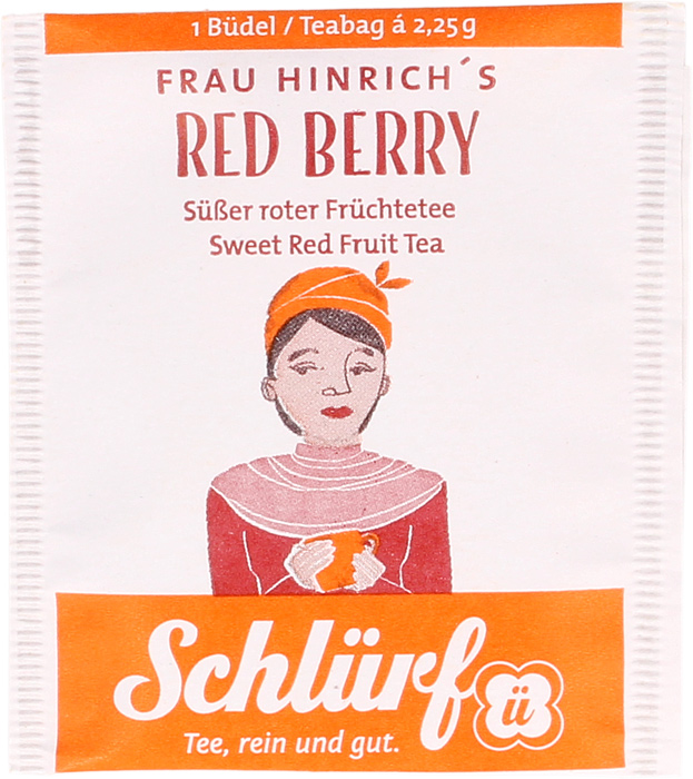 Schlürf - Büdel - Frau Hinrichs Red Berry Bio