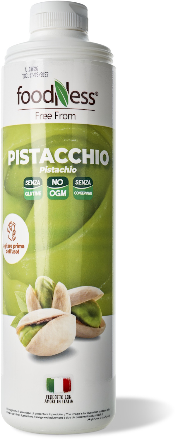Foodness - Pistachio Cream 1 kg Pistaziensauce für Desserts, Eis & Gebäck