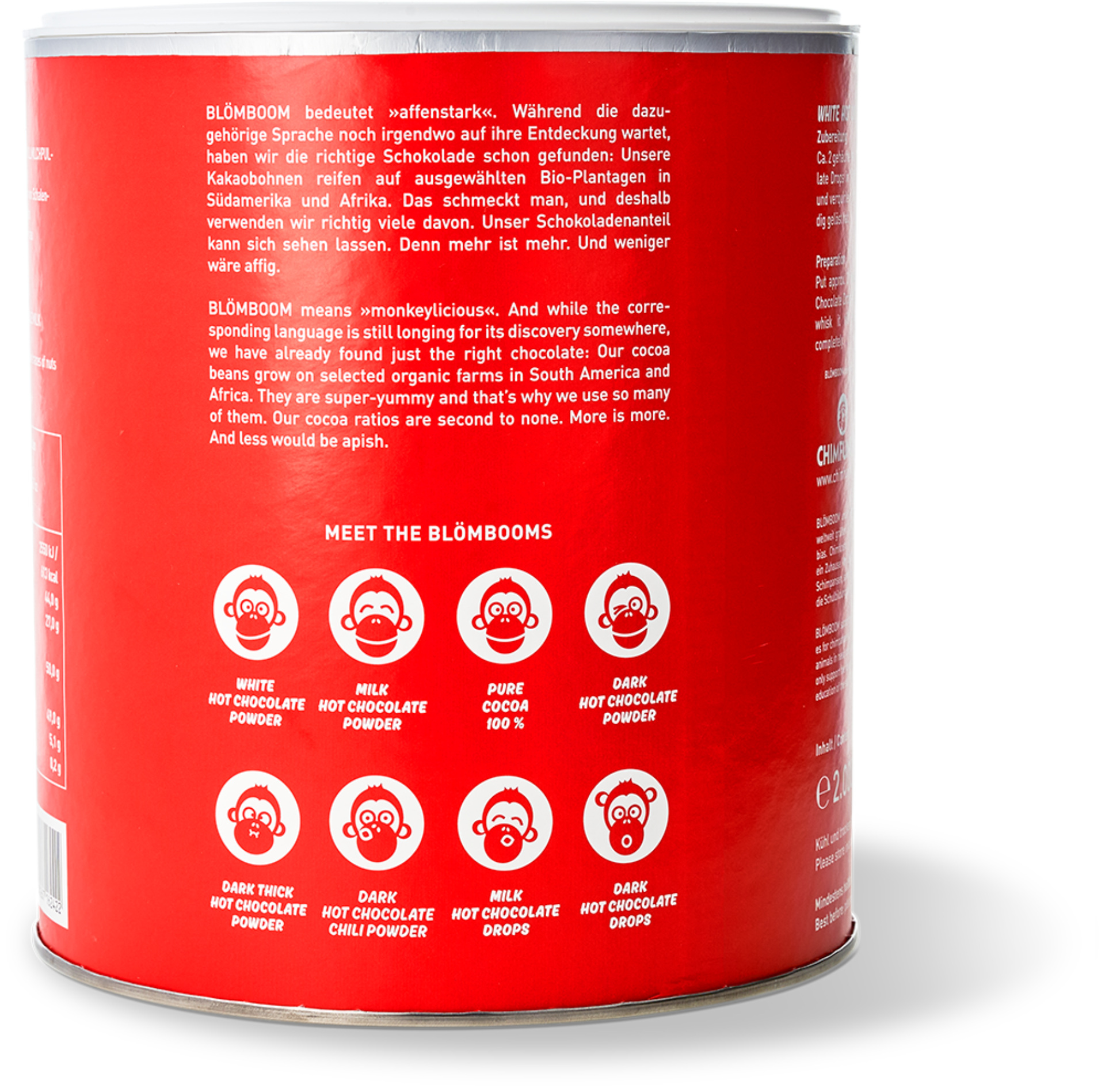 Blömboom - Gastronomie - White Hot Chocolate Drops Bio (2000 g)