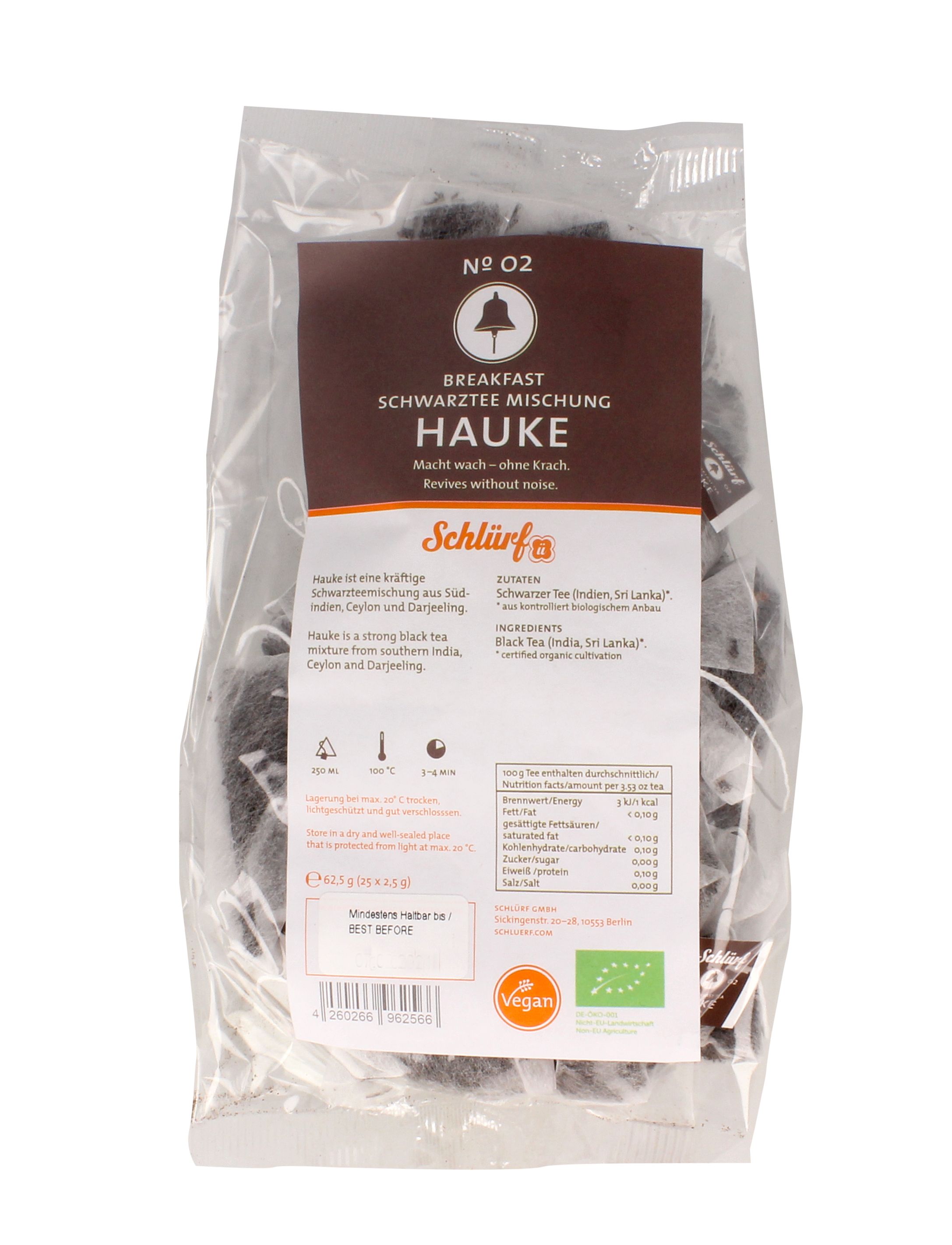 Schlürf - Tüüten - No. 02 Bio Breakfast "Hauke" (25er)