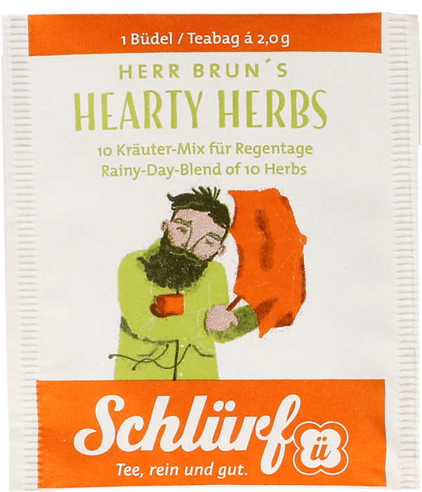 Schlürf - Büdel - Herr Bruns Hearty Herbs Bio