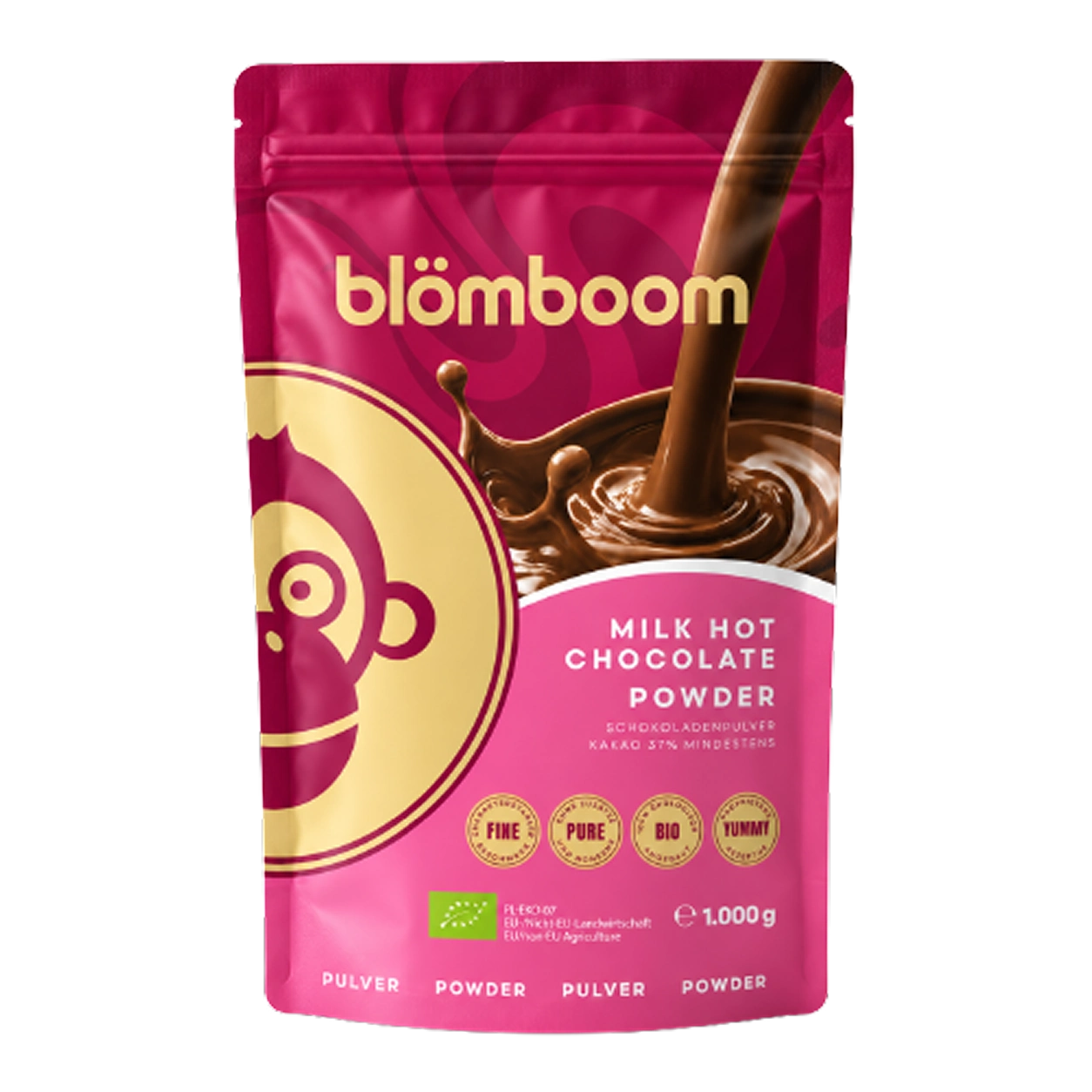 Blömboom Milk Hot Chocolate Powder Bio im 1000-g-Beutel
