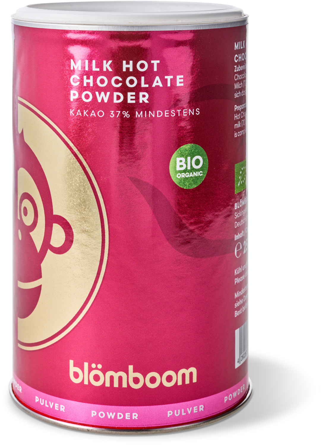 Blömboom - Einzelhandel - Milk Hot Chocolate Powder Bio (250 g)