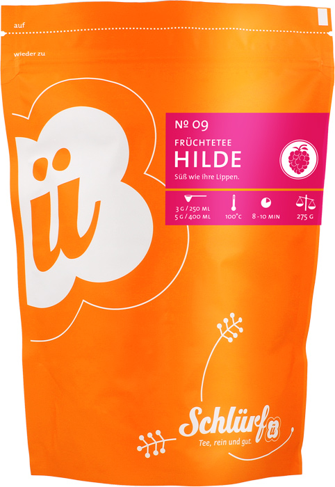 Schlürf - Beutel - No. 09 Bio Früchtetee“Hilde” (275 g)