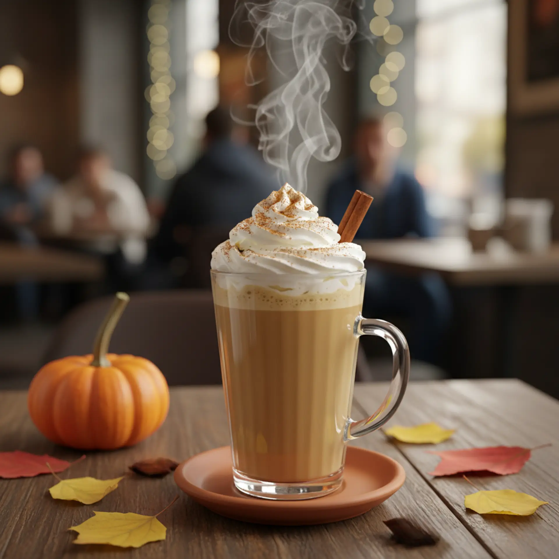 Pumpkin Chai im Cafe