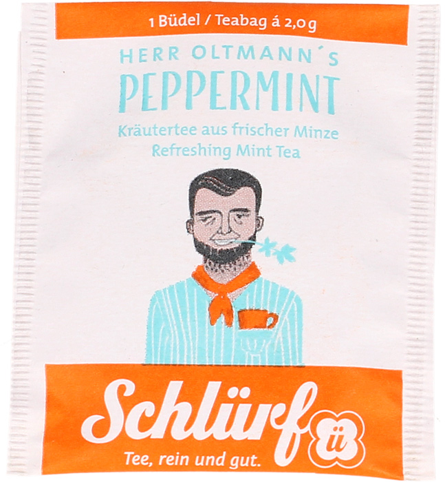 Schlürf - Büdel - Herr Oltmanns Peppermint Bio