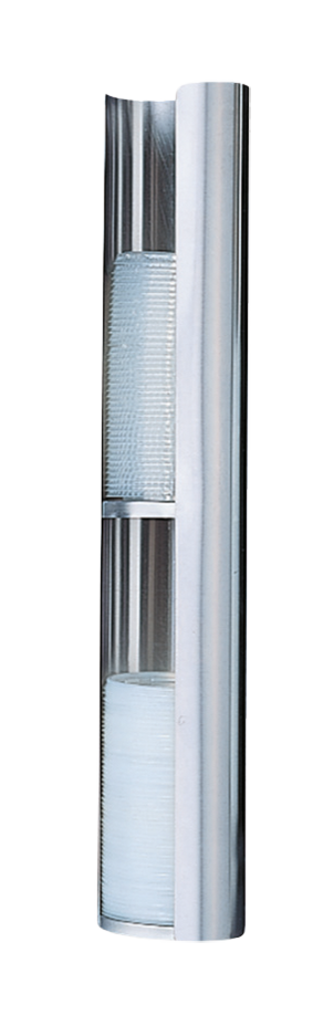 Deckel-Spender, gebürstet, zweiteilig, 125 mm