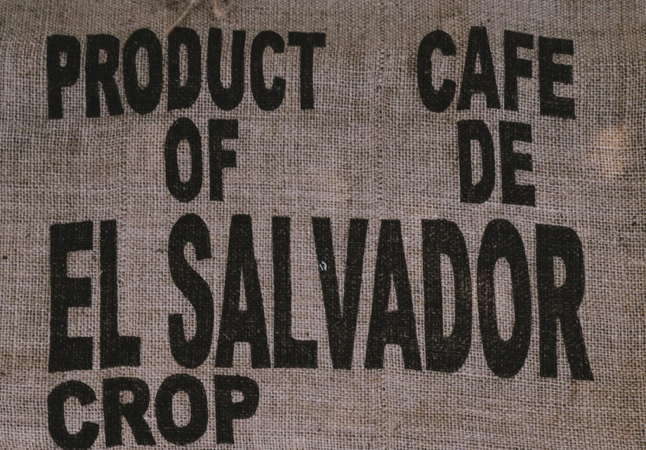 Kaffeesack für Kaffeebohnen aus El Salvador