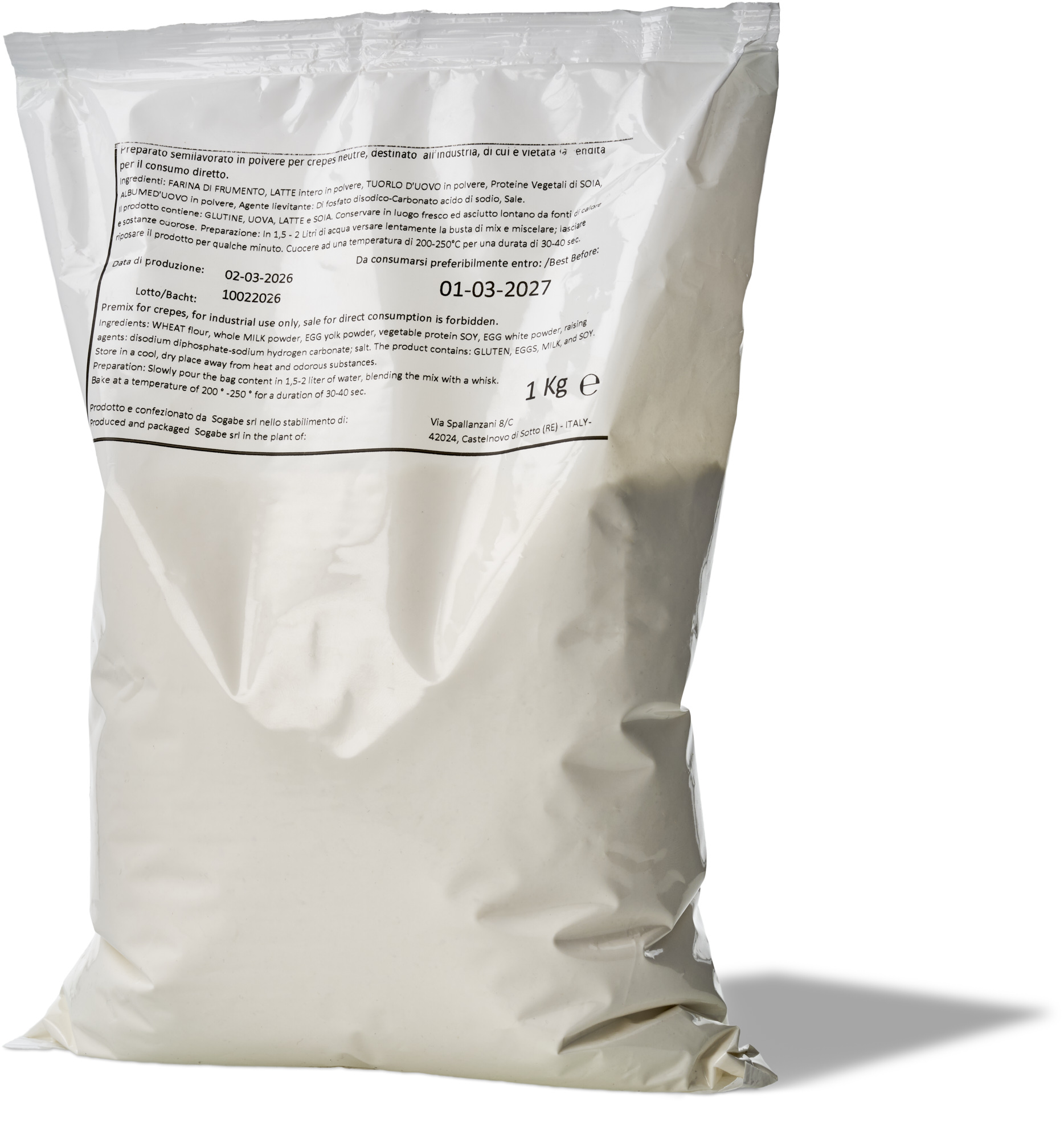 Foodness - Crêpes Backmischung 1 kg für Gastronomie & Catering