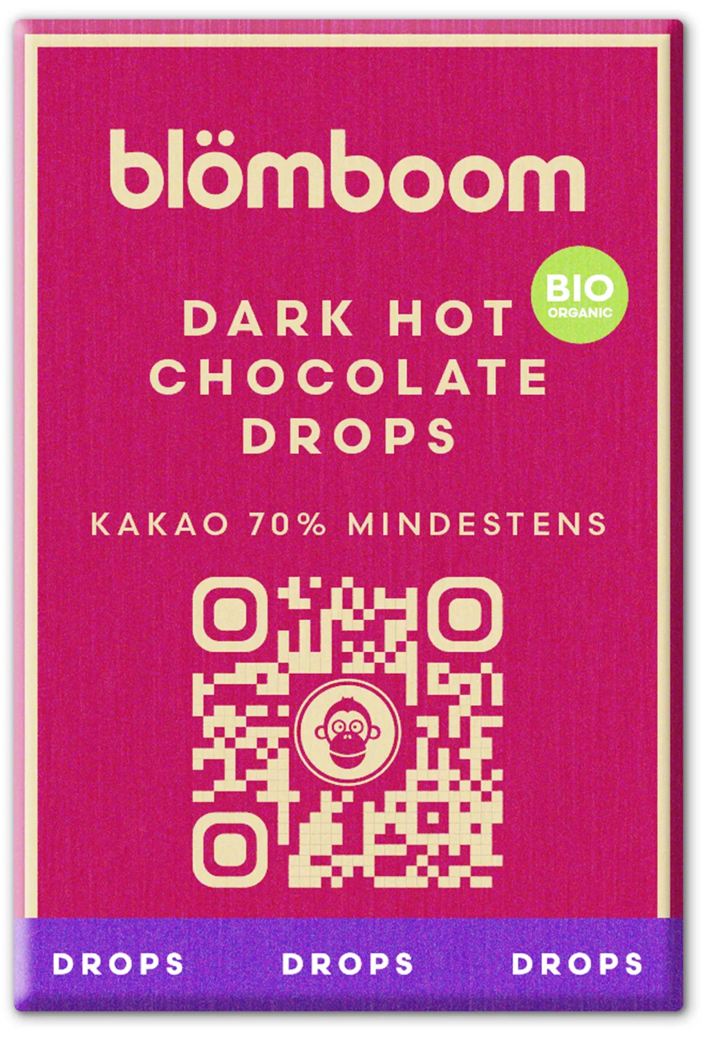 Blömboom - Metalldose + Magnet "Dark Hot Chocolate Drops"