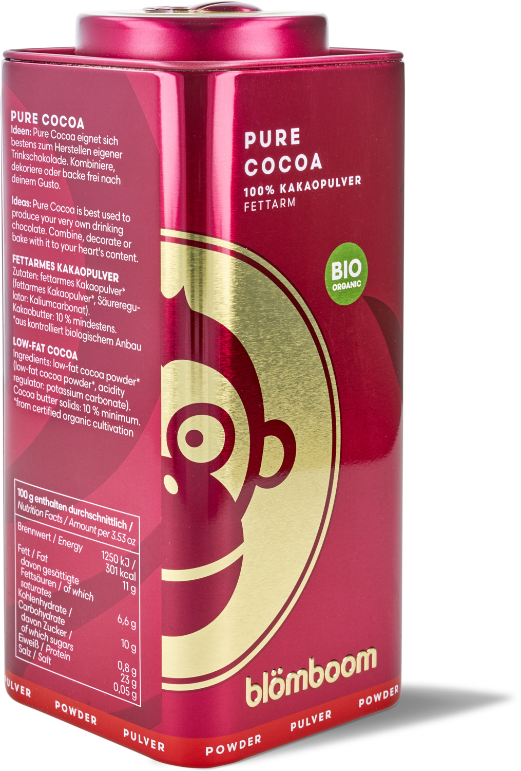 Blömboom - Einzelhandel Metall - Pure Cocoa Bio (6 x 200 g)