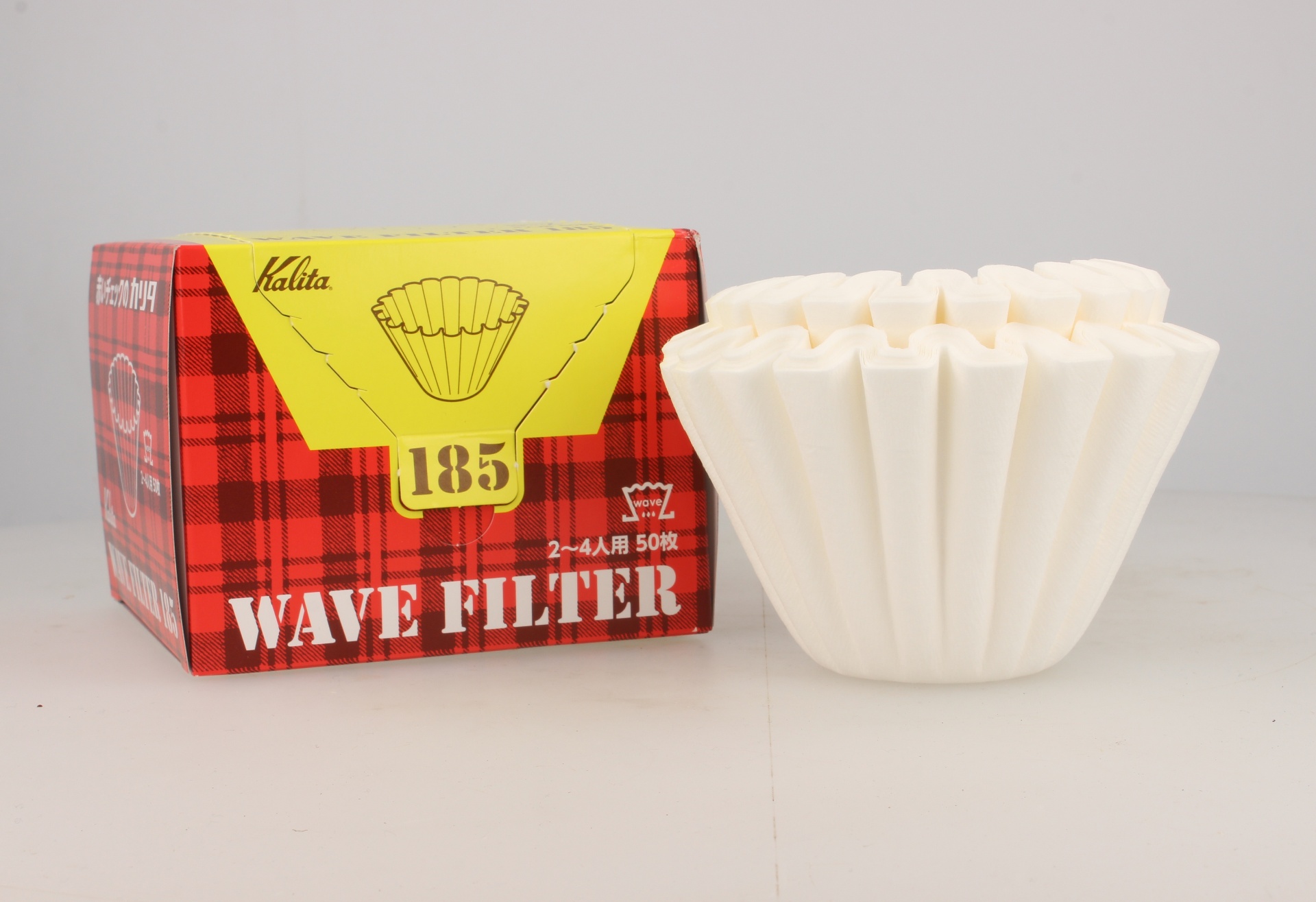Kalita - Wave #185 white filters 50pc package