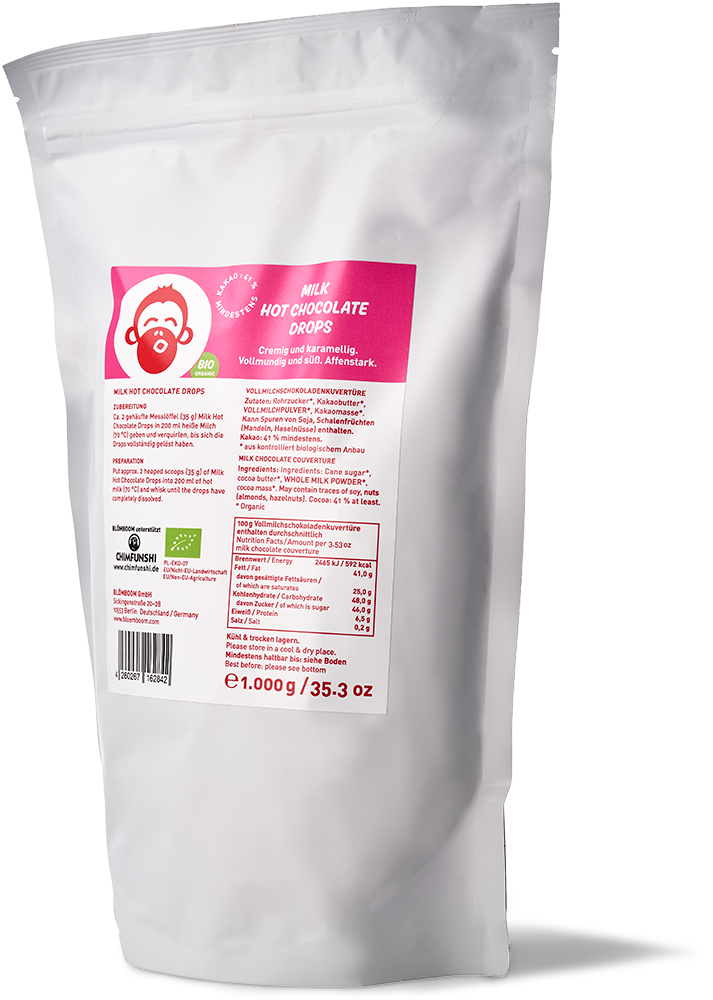 Blömboom - Gastronomie - Milk Hot Chocolate Drops Bio (1000 g)