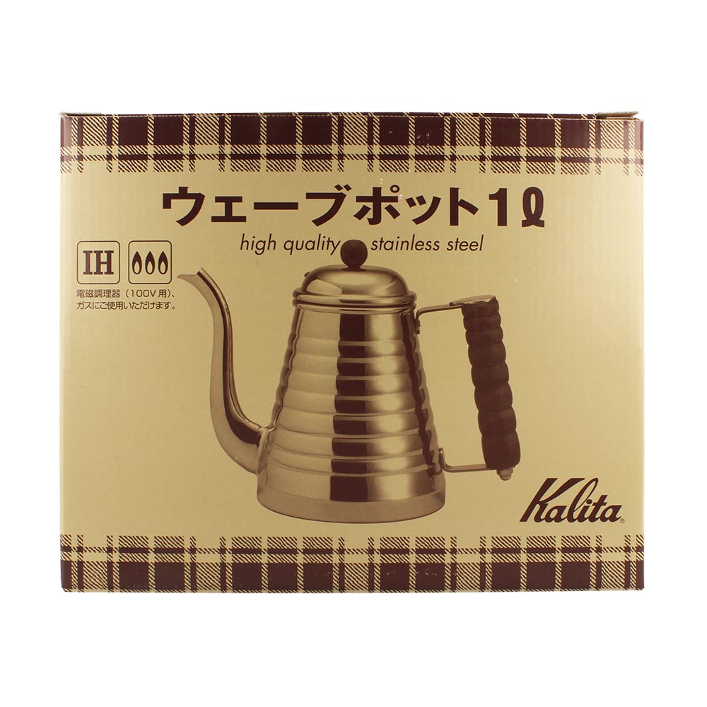 Kalita - Stainless Steel Wave Drip Pot 1.0 L (induktionsgeeignet)