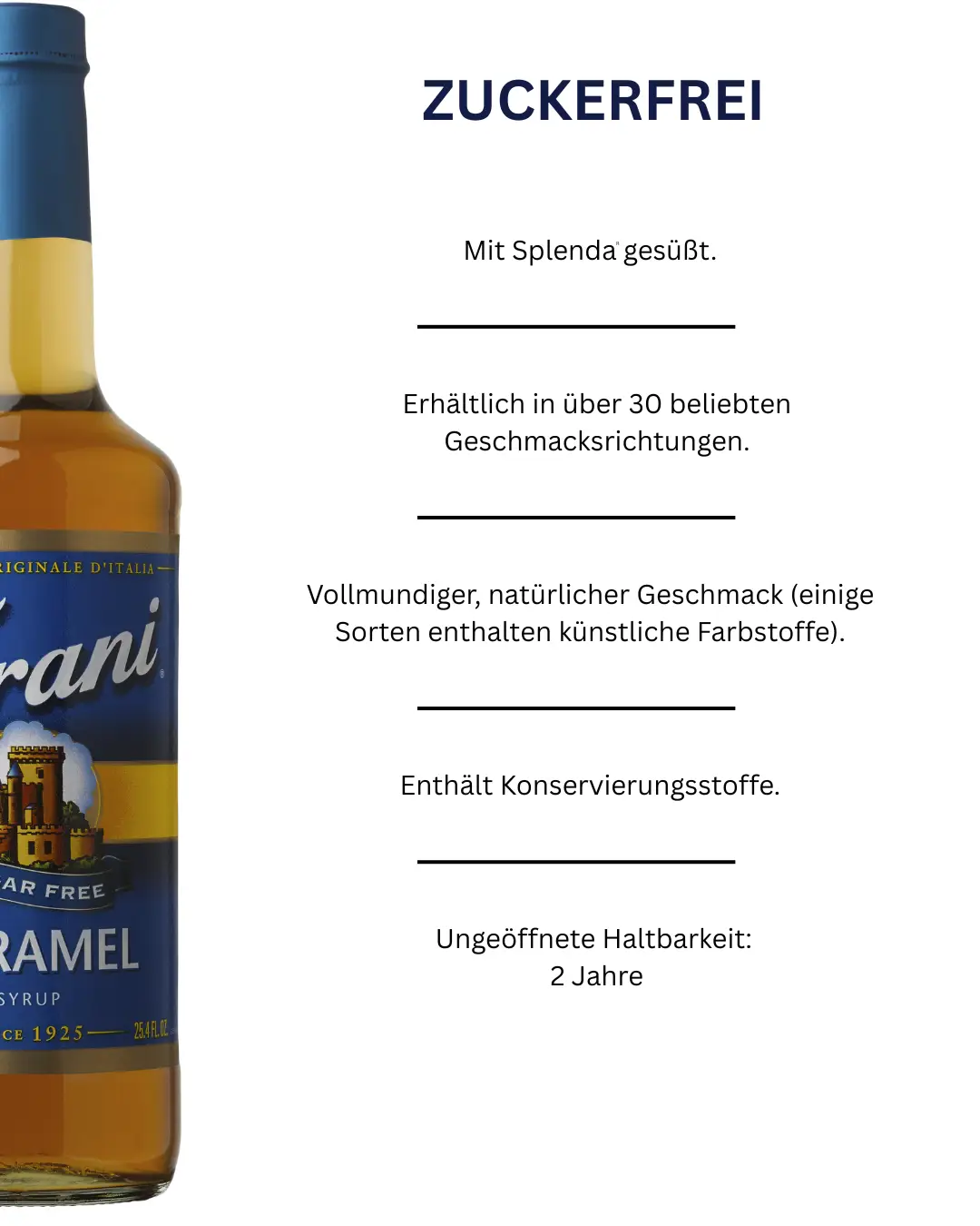 Sirup Zuckerfrei Eigenschaften