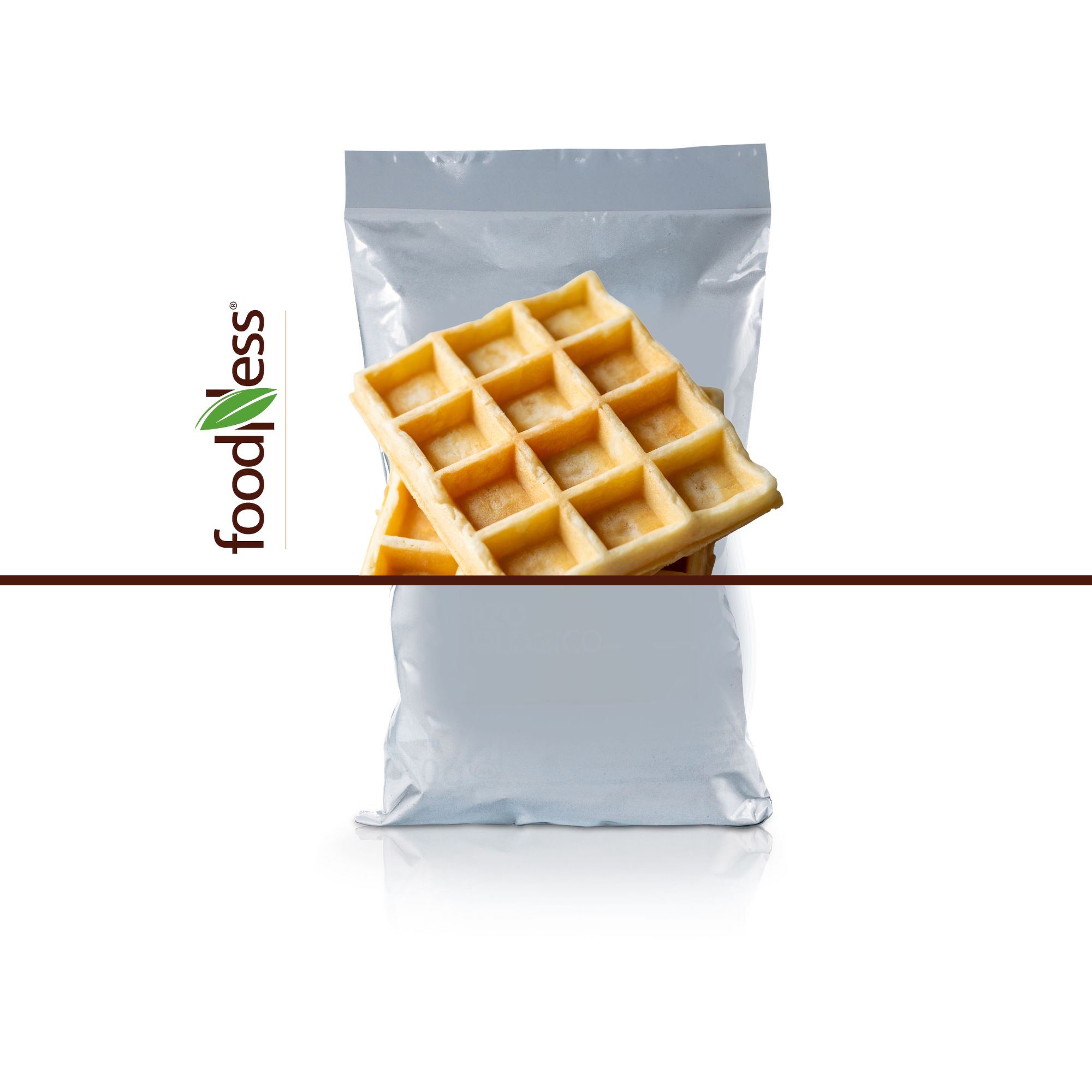 Foodness - Waffel Backmischung 1 kg für Café, Buffet & Dessertkarte
