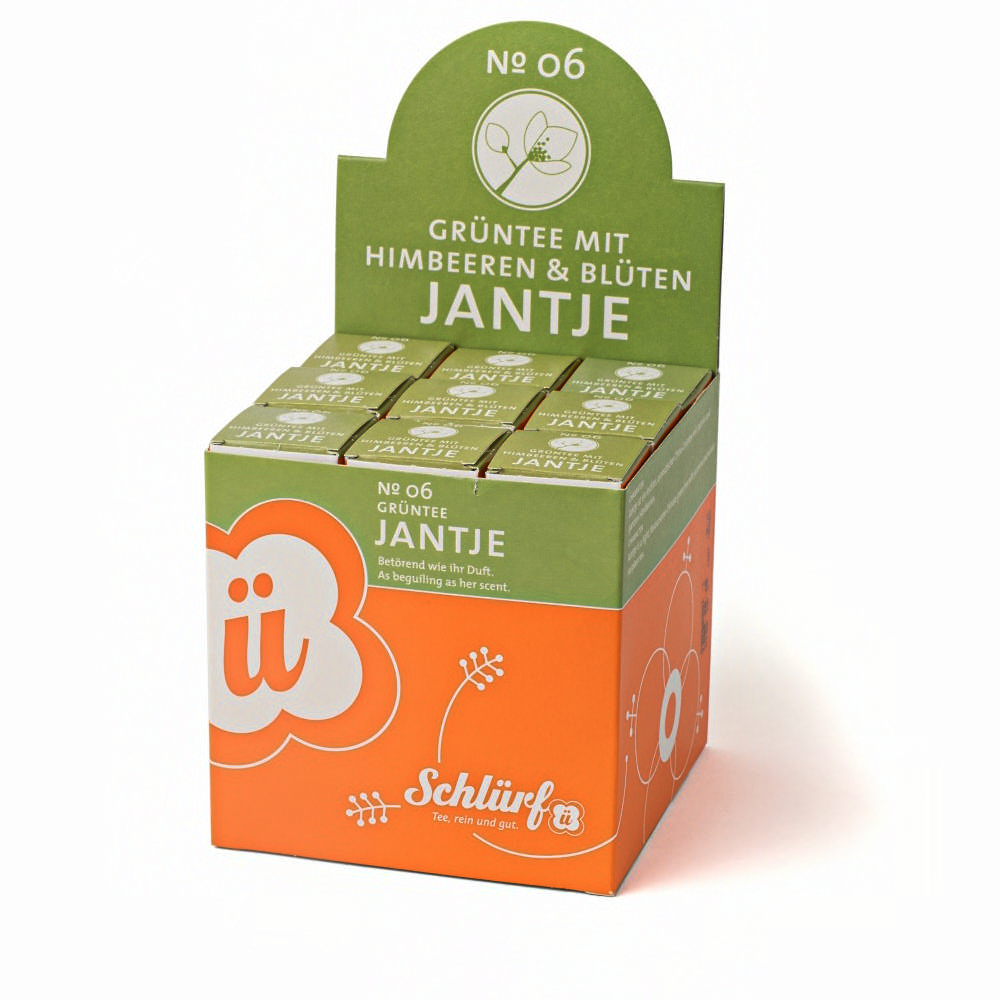 Schlürf - Schlürfel - No. 06 Bio Grüntee "Jantje" (27er)