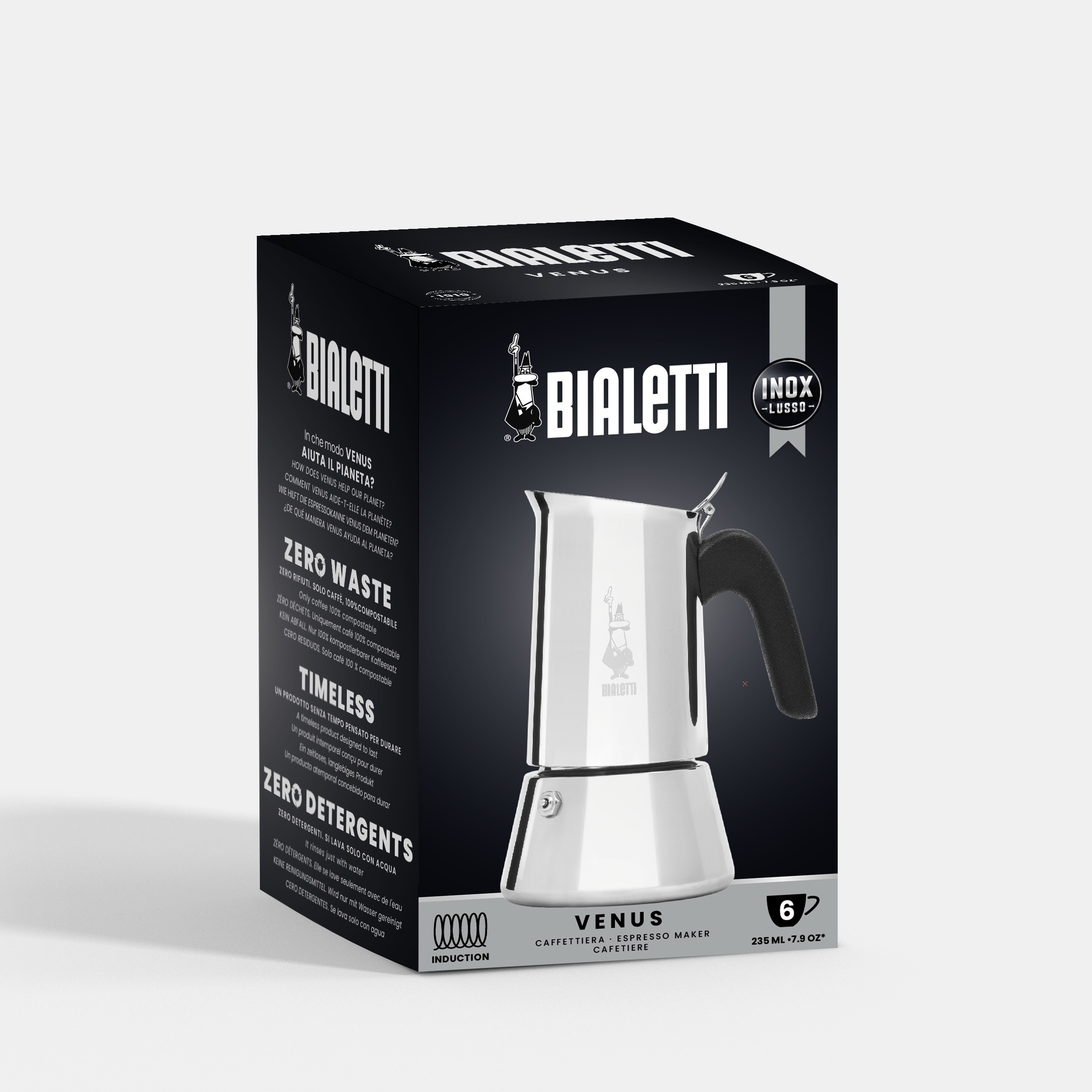 Bialetti - Venus 4 Ts Edelstahl