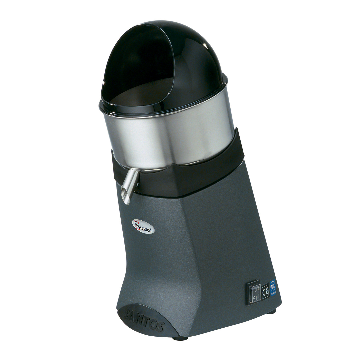 Santos Power-Saftpresse 52G, grau lackiert