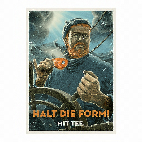 Schlürf - Poster "Halt die Form"