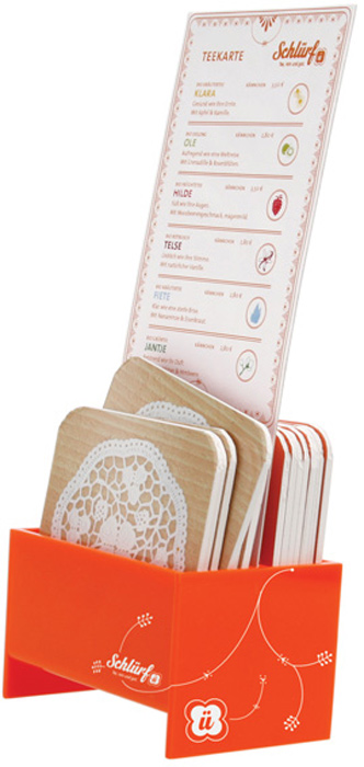 Schlürf - Teedeckelaufsteller