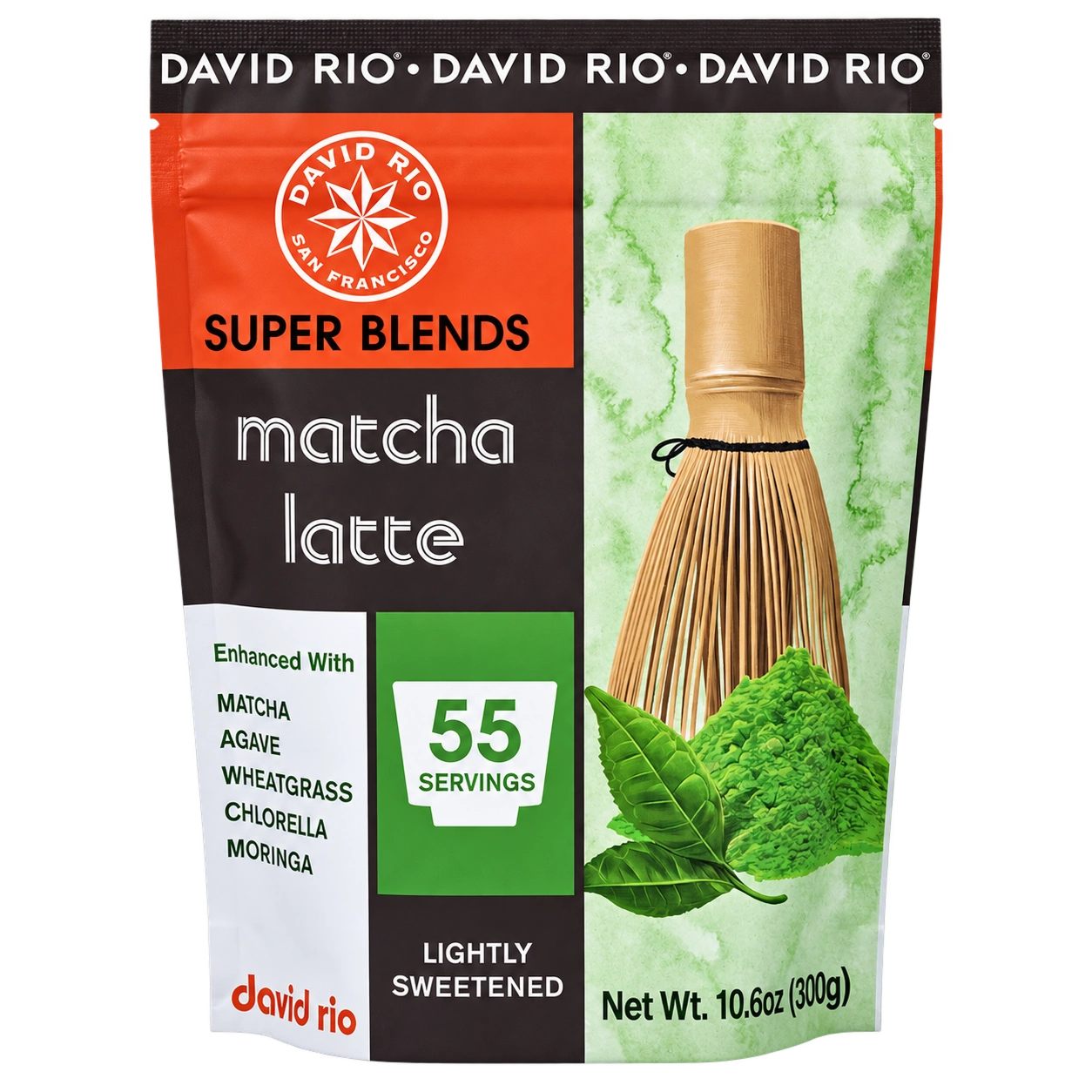 David Rio Super Blends Matcha Latte im Beutel