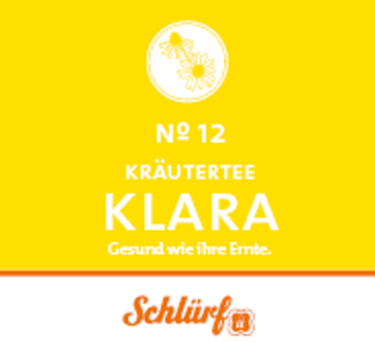 Schlürf - Tüüten - No. 12 Bio Kräutertee "Klara" (25er)
