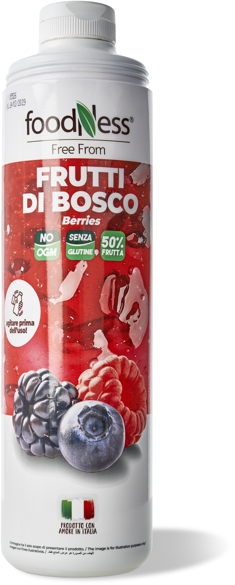 Foodness - Mixed Berries 50 % 1 kg Beerensauce für Desserts, Eis & Joghurt