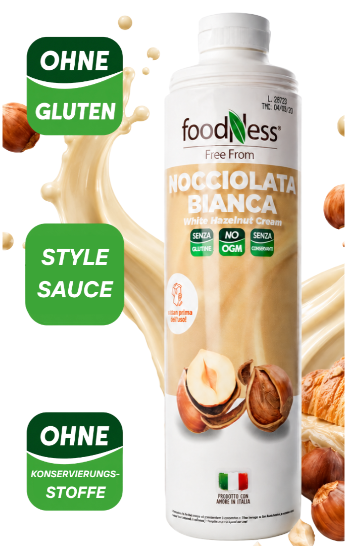 Foodness Haselnusssauce mit Haselnüssen und USPs