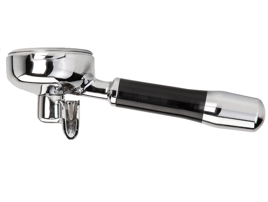 ECM - Siebträger 1 Tasse, schwarz-verchromt