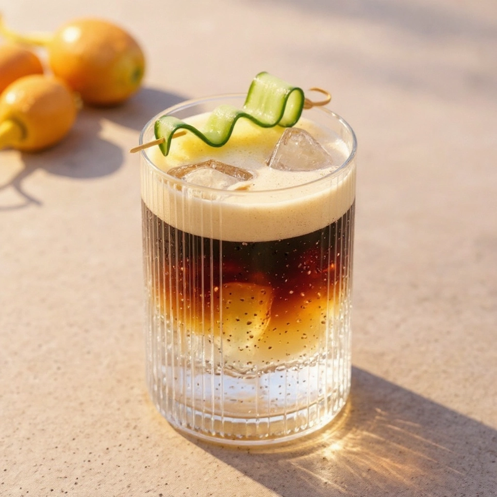 Yuzu Vanilla Espresso Tonic