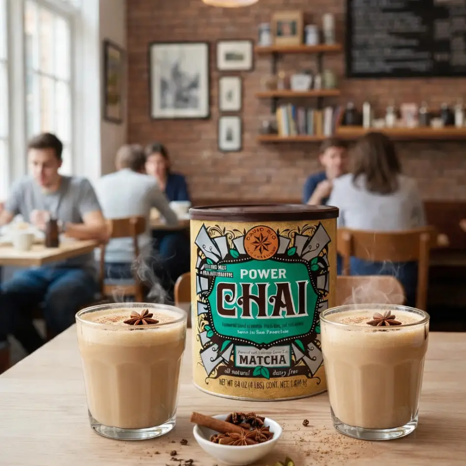 Cafe Power Chai Tassen Chai Tee