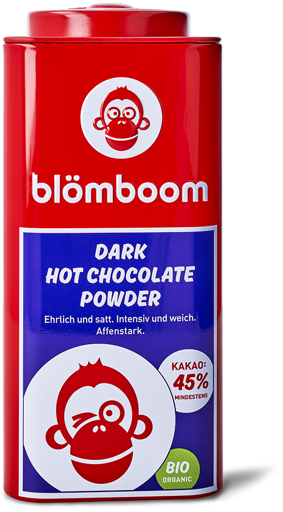 Blömboom - Einzelhandel Metall - Dark Hot Chocolate Powder Bio (6 x 200 g)