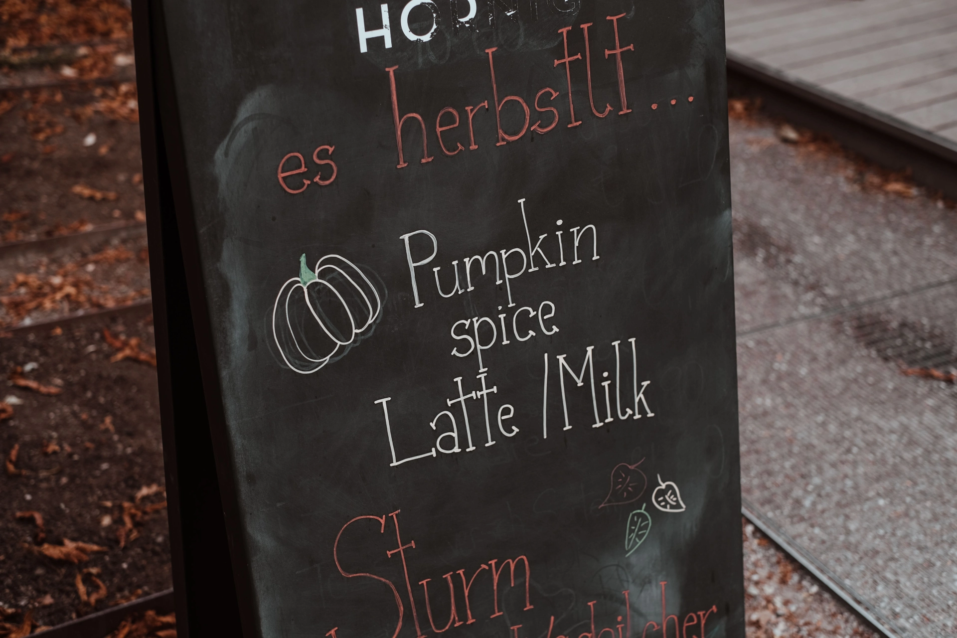 Herbstkarte planen