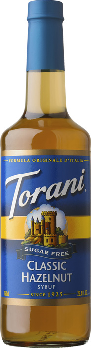 Torani - SUGAR FREE Hazelnut Classic (750 ml)