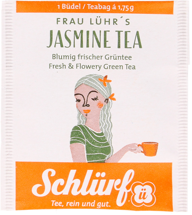 Schlürf - Büdel - Frau Lührs Jasmine Tea Bio