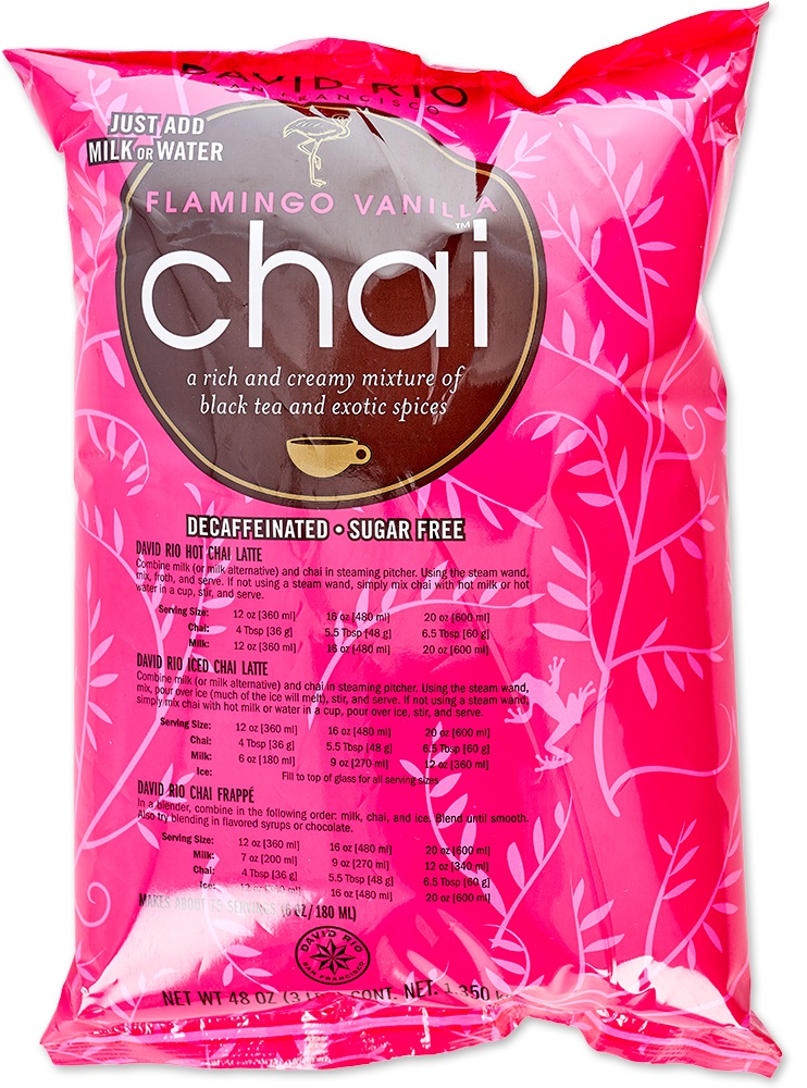 David Rio - Gastronomie Nachfüllbeutel - Flamingo Vanilla Chai (1350 g)