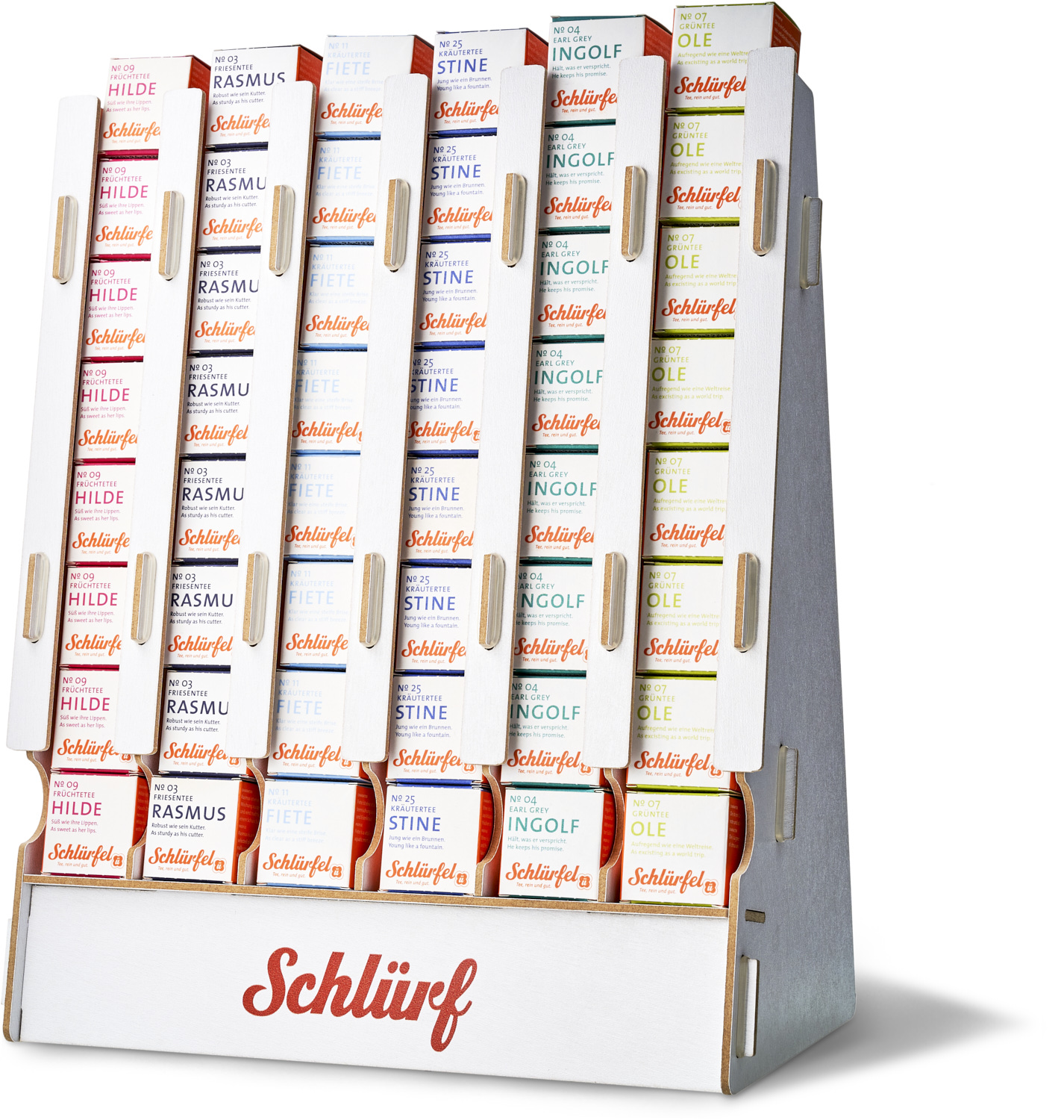 Schlürf - Schlürfel - Tischdisplay