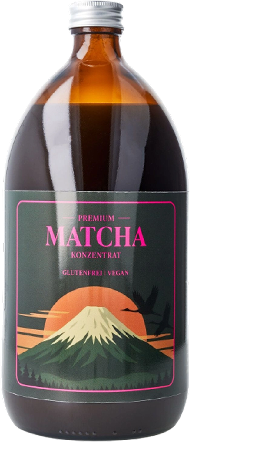 Matcha Getränkekonzentrat in der 1-Liter-Flasche
