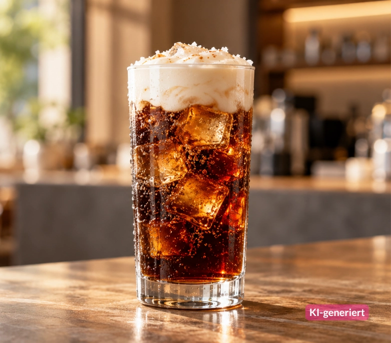 Salted Caramel Cola Dirty Soda - Cola trifft auf Salted Caramel und cremige Sahne