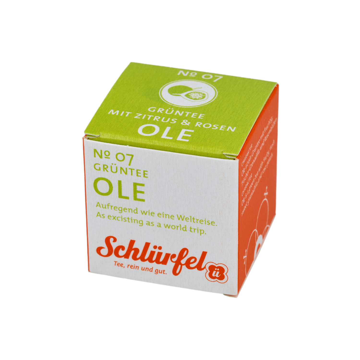 Schlürf - Schlürfel - No. 07 Bio Schwarz-/Grünteemischung "Ole" (27er)