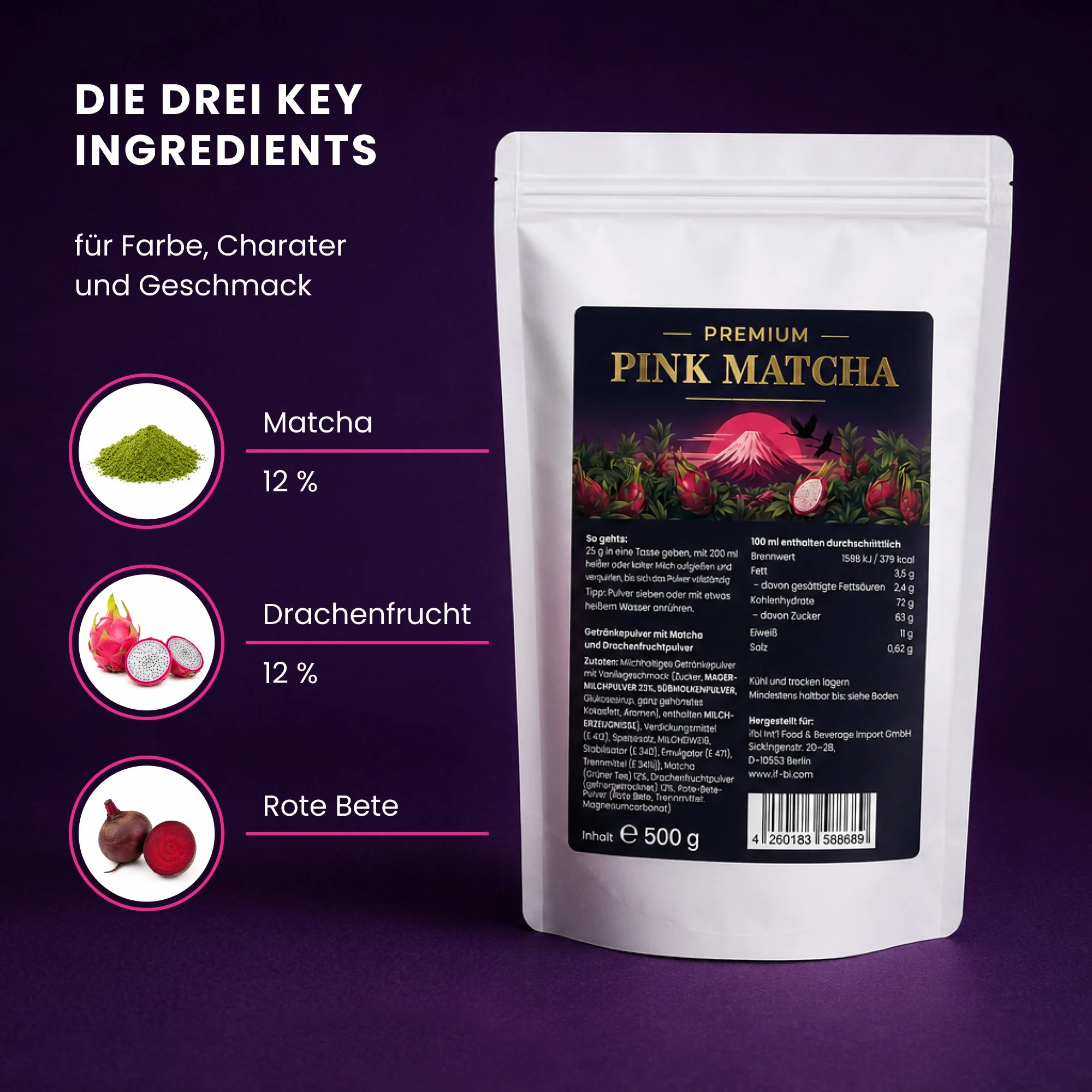 Cape Dorato - Pink Matcha 1000g