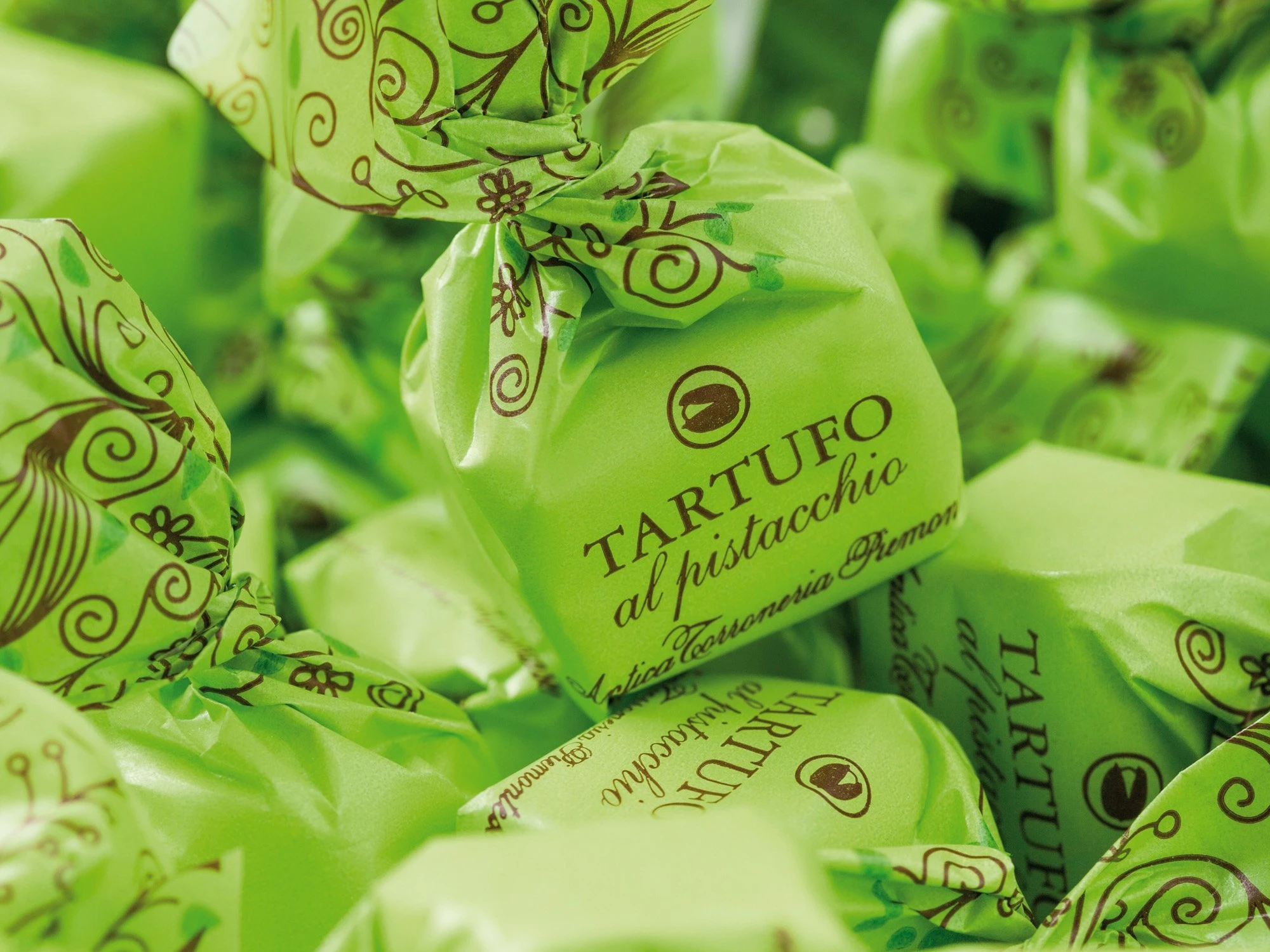 Antica Tortufo pistacchio close up