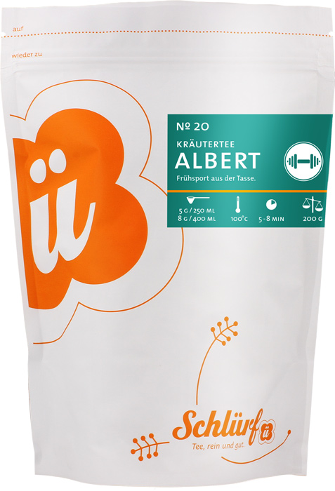Schlürf - Beutel - No. 20 Bio Kräutertee "Albert" (200 g)