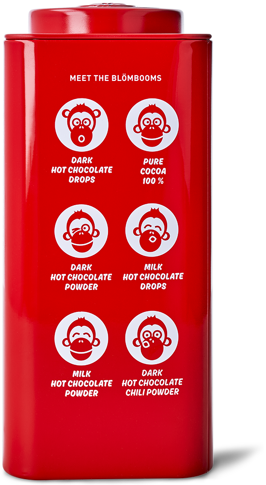 Blömboom - Einzelhandel Metall - White Hot Chocolate Drops Bio (6 x 200 g)