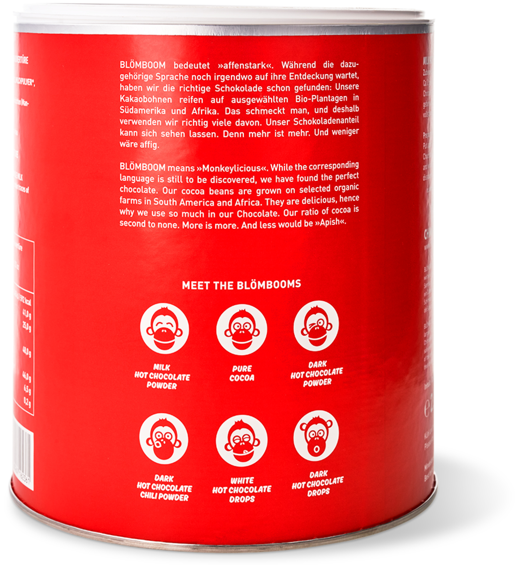 Blömboom - Gastronomie - Milk Hot Chocolate Drops Bio (2000 g)