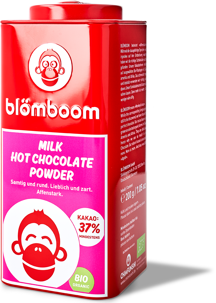 Blömboom - Einzelhandel Metall - Milk Hot Chocolate Powder Bio (6 x 200 g)