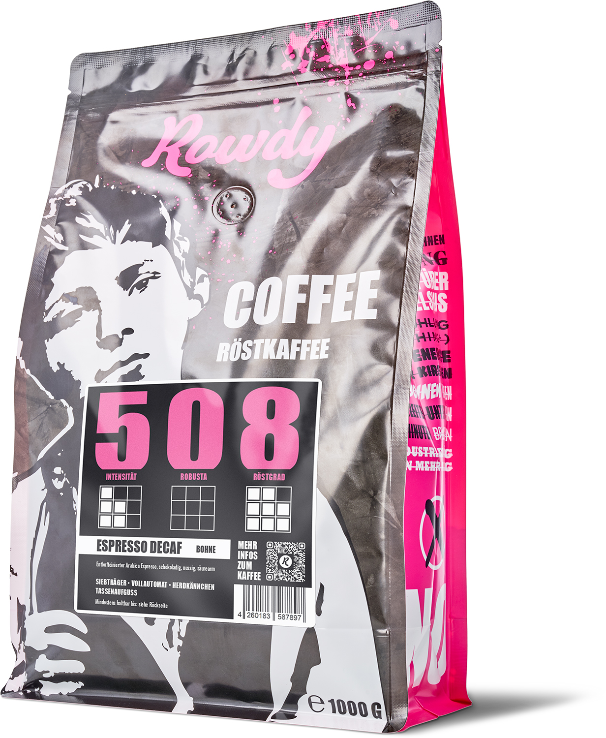 Rowdy - Kaffee Nr. 508 (1000g / ganze Bohne)