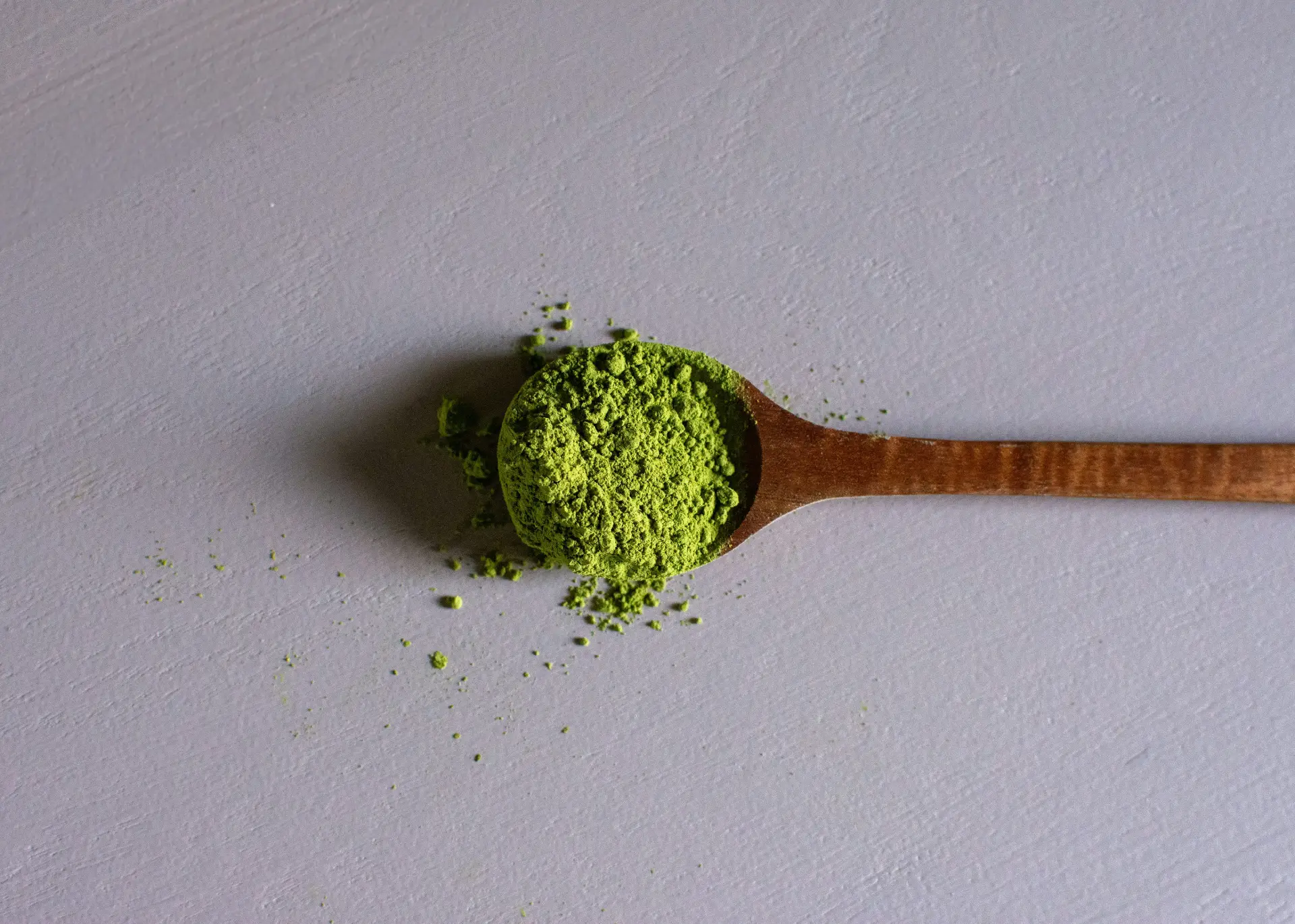 Matcha Pulver Löffel
