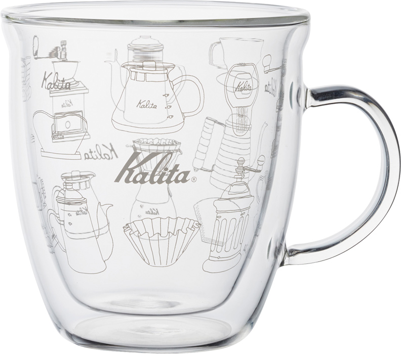 Kalita - Double Wall Glass Mug L - 340 ml